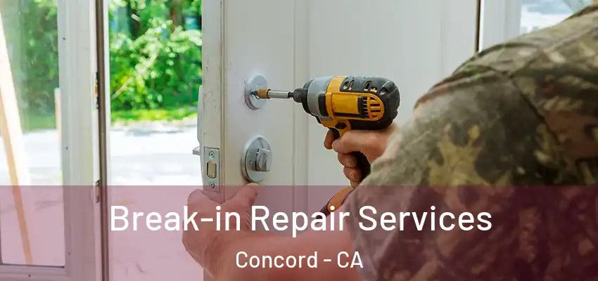 Break-in Repair Services Concord - CA