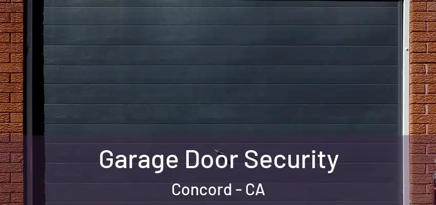  Garage Door Security Concord - CA